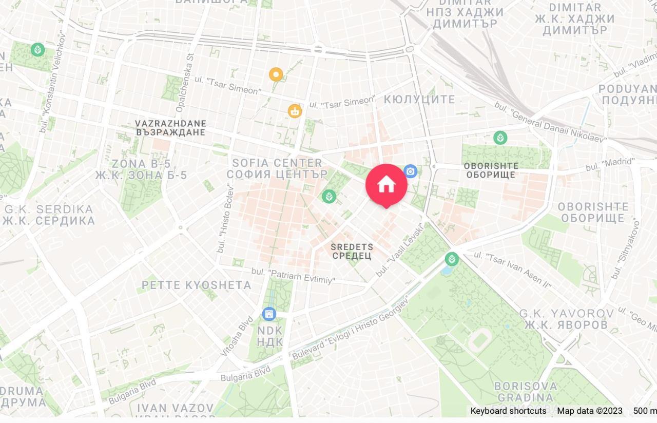 Top City Centre 1Br Apartment For 4 Guests & Fast Wifi Σόφια Εξωτερικό φωτογραφία
